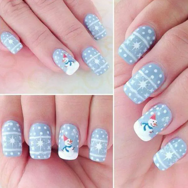 รูปภาพหน้าปกบทความ:20 ไอเดียการเพ้นท์เล็บลาย 'Snowman' น่ารักมุ้งมิ้ง มีความละมุนสดใส