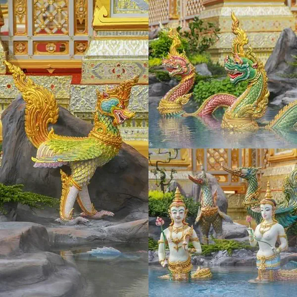 รูปภาพหน้าปกบทความ:พาชมความงาม '4 สัตว์หิมพานต์' รอบสระอโนดาต ประดับ 'พระเมรุมาศ'