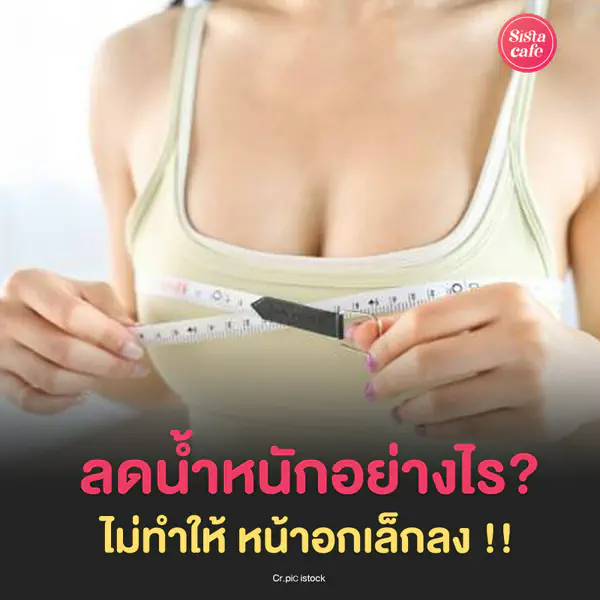 รูปภาพหน้าปกบทความ:ลดน้ำหนักอย่างไร ไม่ทำให้หน้าอกเล็กลง ? ลดหุ่นแต่นมไม่หายต้องทำไง ?