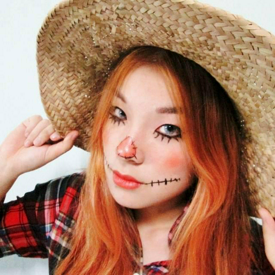 รูปภาพหน้าปกบทความ:แต่งหน้าง่ายๆ รับฮาโลวีน 'Scarecrow' หุ่นไล่กาผีที่รัก ^3^