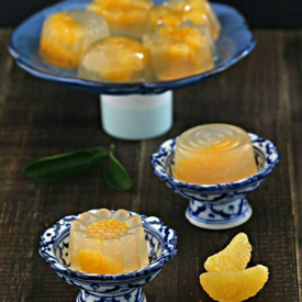 รูปภาพหน้าปกบทความ:สูตรวุ้น Orange Yuzu Jelly 'วุ้นส้มยูซุเจลลี่ใสหอมกลิ่นส้ม' ส่วนผสมทำง่ายมาก