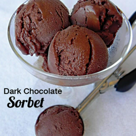 รูปภาพหน้าปกบทความ:อร่อยเข้มข้น! สูตรไอศกรีม 'DARK CHOCOLATE SORBET' โดนใจคนรักช็อกโกแลต