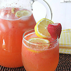 รูปภาพหน้าปกบทความ:สูตรเครื่องดื่ม สตรอเบอร์รี่+มะนาว หวานๆ เปรี้ยวๆ ดับกระหาย