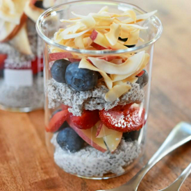 รูปภาพหน้าปกบทความ:COCONUT CHIA PUDDING สูตรขนมพุดดิ้งเมล็ดเจีย อร่อยมันแบบไร้พุง 😀