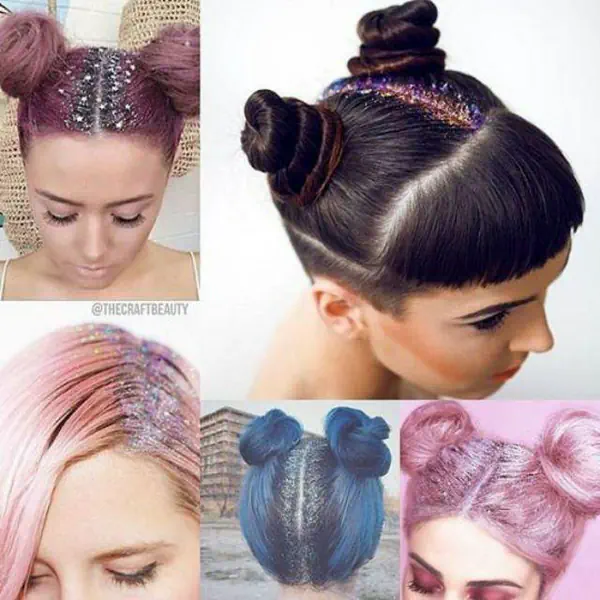 รูปภาพหน้าปกบทความ:ไปงานแฟนซี จัดผมระยิบระยับอย่าง 'Glitter roots' ลงกลิตเตอร์ที่โคน สวยโดดเด่น มีความสดใส