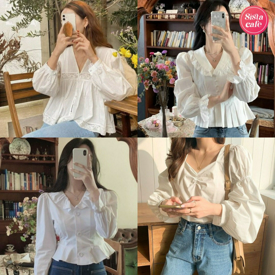 รูปภาพหน้าปกบทความ:Inspire รัวๆ ไอเดียแต่ง 'เสื้อแขนพอง-ระบาย' ให้ดูเก๋ สวยเริ่ด สไตล์สาวเอเชีย