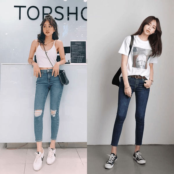 รูปภาพหน้าปกบทความ:ไอเดียใส่ "ยีนส์ขาเต่อ" ตัวช่วยของสาวตัวเล็ก ใส่แล้วดูสูงขึ้น 5 cm #ไม่ต้องพึ่งส้นสูงแล้ว