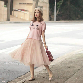 รูปภาพหน้าปกบทความ:35 แฟชั่น 'Tulle Skirt' กระโปรงฟูๆ พองๆ เอาใจสาวหวาน
