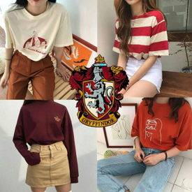 รูปภาพหน้าปกบทความ:เหล่าผู้วิเศษเชิญทางนี้! แต่งตัวตามเหล่ามักเกิ้ล Casual Look ธีม 'บ้านฮอกวอตส์' กันดีกว่า!! ver. กริฟฟินดอร์