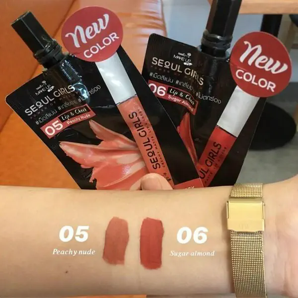 รูปภาพหน้าปกบทความ:❤❤ รีวิว Nami Make Up Pro Seoul Girls Creamy Matte Lip & Cheek สีใหม่!! ❤❤