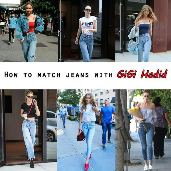 รูปภาพหน้าปกบทความ:ส่องแฟชั่นแมทช์กางเกงยีนส์กับนางแบบสาว "Gigi Hadid"