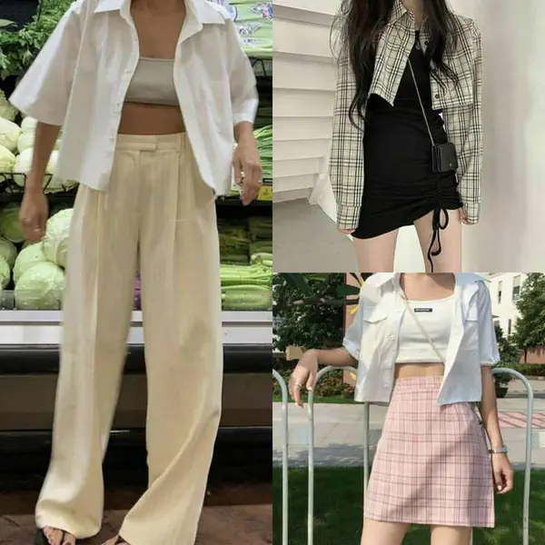 รูปภาพหน้าปกบทความ:รวม 50 ไอเดียแมทช์คอสตูม ' เสื้อเชิ้ตครอป ' ลุค Casual แต่งง่าย เข้ากับวัยรุ่น ✨
