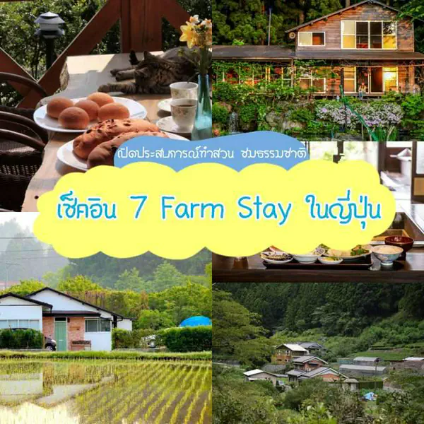 รูปภาพหน้าปกบทความ:วันหนึ่งฉันเดินเข้าป่า! เช็คอิน " 7 Farm Stay ในญี่ปุ่น " รับบทชาวไร่ ทำสวน เก็บผักผลไม้ ชมธรรมชาติ 🌿🍎
