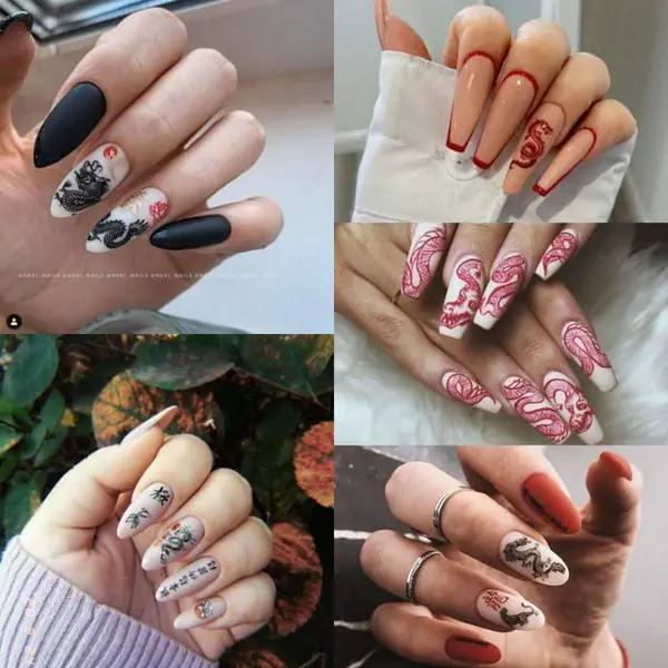 รูปภาพหน้าปกบทความ:สุดปังทรงพลัง 🔥 รวม 50 ไอเดีย ' Dragon Nails ' เล็บลายมังกรสุดเท่ เสริมลุครับ ' ตรุษจีน ' ให้ชิคคูล !