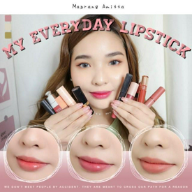 รูปภาพหน้าปกบทความ:รวม Everyday Lipstick ที่ใช้ได้ทุกวัน 💄 9 แบรนด์ 11 แท่งแบบจุกๆ ตั้งแต่ราคาถูกยันแพง