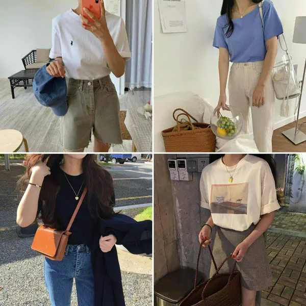 รูปภาพหน้าปกบทความ:หยิบมาใส่เมื่อไหร่ก็รอด! 25 ไอเดียแมทช์ “ เสื้อยืด ” สุดเบสิคให้ได้ลุคสวยชิค ใส่ได้บ่อยๆ ไม่ต้องกลัวซ้ำ