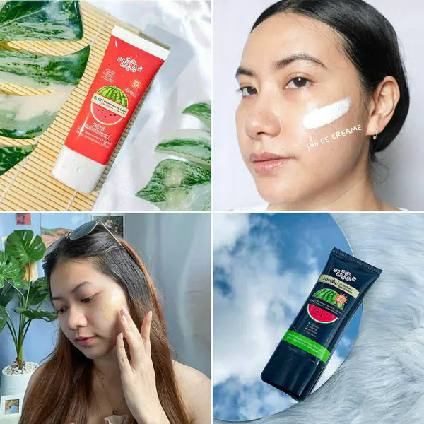รูปภาพหน้าปกบทความ:สวยไม่สะดุด! “ อีอีแตงโมแบบหลอด ” และ “ รองพื้นแตงโมแบบหลอด ” ครีมแตงโมสุดฮิตจากซิสต้าร์ 🍉