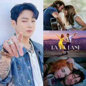รูปภาพหน้าปกบทความ:รวมลิสต์ " หนังโรแมนติก " ที่จองกุก BTS ดู ✨ แฟนคลับคอหนัง ต้องตามดูบ้างแล้ว!