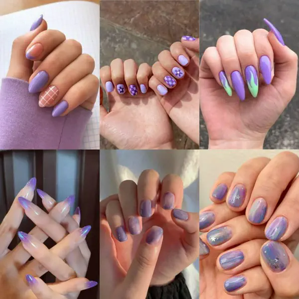 รูปภาพหน้าปกบทความ:รวม 50 ไอเดียเล็บโทน " สีม่วง Very Peri " ประจำปี 2026 ในสไตล์น่ารักสดใส โดนใจวัยรุ่น 💜✨