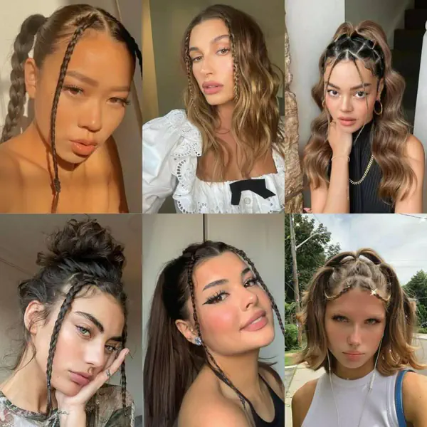 รูปภาพหน้าปกบทความ:รวม 50 ไอเดียทรงผม " เปียหวาน Baby Braids " ลุคสไตล์ 90s ตามรอยสาว Hailey Bieber ✨