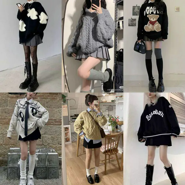 รูปภาพหน้าปกบทความ:รวม 25 ไอเดียแมทช์ " เสื้อไหมพรม Oversize " ฟีลหนาวๆ แต่งเข้ากับ " กระโปรงสั้น " ชิคๆ สุดฮอต