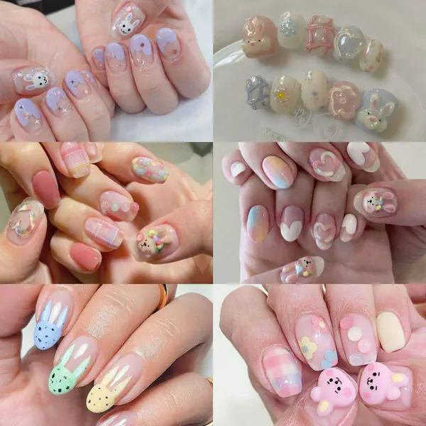 รูปภาพหน้าปกบทความ:น่ารักรับปีใหม่! รวม 30 ไอเดียทำเล็บ " ลายกระต่าย " โทนสีพาสเทลน่ารัก ต้อนรับปีกระต่าย 🐰