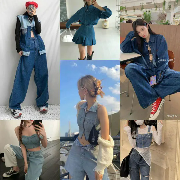 รูปภาพหน้าปกบทความ:รวม 25 ไอเดียแมทช์ลุค Double Denim เทรนด์วัยรุ่นยีนส์มาแรงในปี 2023/2566