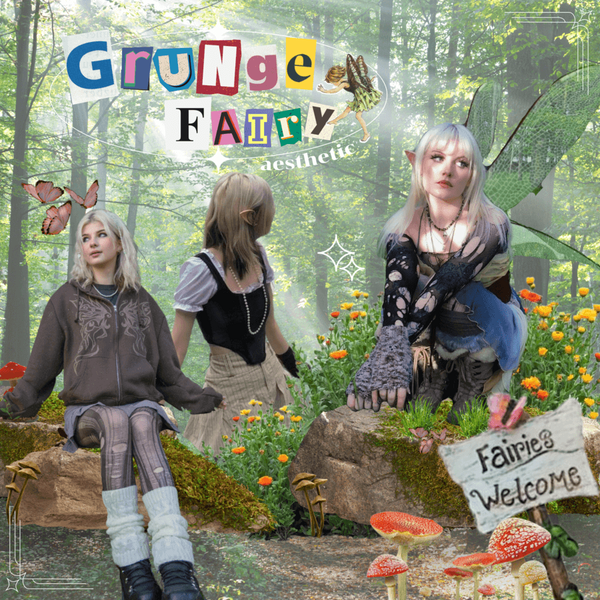 รูปภาพหน้าปกบทความ:สายฮิปเตอร์ไม่ควรพลาด! รวม 25 ไอเดียแฟชั่นแนว Grunge Fairycore ดูลึกลับและน่าค้นหา ฉีกความเป็นนางฟ้าหวานๆ ในพริบตา 🧚🏻