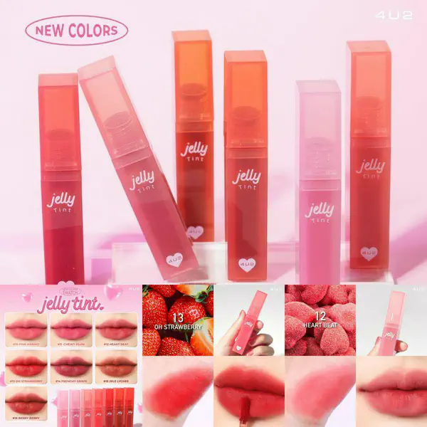 รูปภาพหน้าปกบทความ:ส่อง! คอลเลกชัน 4U2 Jelly Tint พร้อม 7 สีใหม่ สดใสเข้ากับลุค Y2K