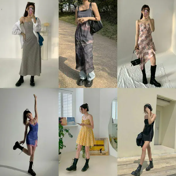 รูปภาพหน้าปกบทความ:แค่นี้จบ! รวม 26 ไอเดียแมทช์ " เดรสสายเดี่ยวและรองเท้าบูท " เก็ทลุคสุดชิค คูล ๆ ดูดี