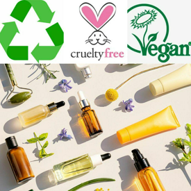 รูปภาพหน้าปกบทความ:สัญลักษณ์บนเครื่องสำอาง ที่เกี่ยวกับสิ่งแวดล้อม แค่หยิบมาใช้ก็ได้รักษ์โลก