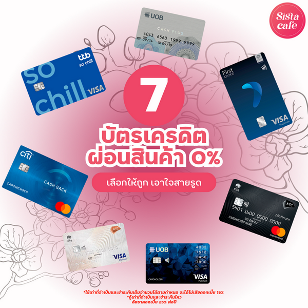 รูปภาพหน้าปกบทความ:บัตรเครดิตผ่อนสินค้า 0% ปี 2024 ตอบโจทย์นักช้อป เอาใจสายรูด