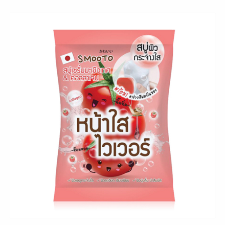 รูปภาพสินค้า:SMOOTO Tomato Collagen Whitening Serum Soap