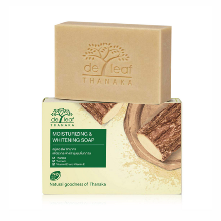 รูปภาพสินค้า:De Leaf Moisturizing & Whitening Soap