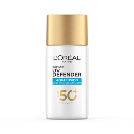 รูปภาพสินค้า:L'oréal paris uv defender aquafusion daily water gel sunscreen spf50+ pa++++