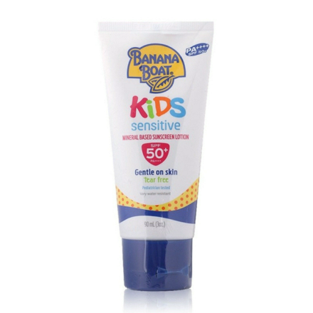 รูปภาพสินค้า:Banana Boat Kids Sensitive Mineral Based SunScreen Lotion SPF50+ PA++++