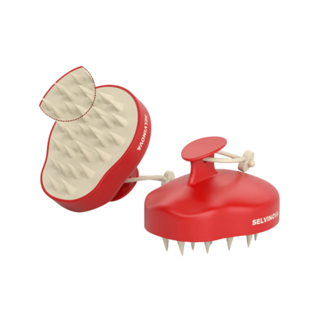 รูปภาพสินค้า:Selvinova silicone shampoo and scalp massage brush