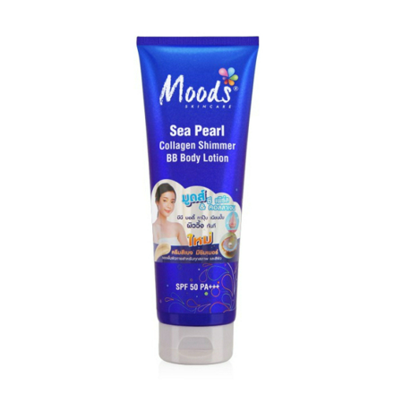 รูปภาพสินค้า:Moods Skin Care Sea Pearl Collagen Shimmer BB Body Lotion
