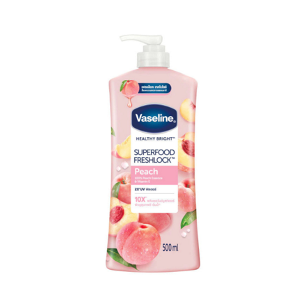 รูปภาพสินค้า:vaseline super food freshlock peach lotion