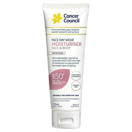 รูปภาพสินค้า:Cancer Councill Australia Face Day Wear Moisturizer Matte SPF 50+