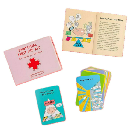 รูปภาพสินค้า:Emotional First Aid Kit: 45 cards for self-care - Querida