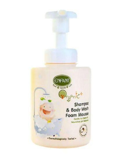 รูปภาพสินค้า:ENFANT Organic Plus Shampoo & Body Wash Foam Mousse