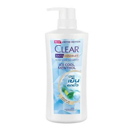รูปภาพสินค้า:Clear Anti Dandruff Ice Cool Menthol Shampoo Light Blue