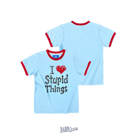 รูปภาพสินค้า:DADDYCLUB | I Love Stupid Things T-shirt