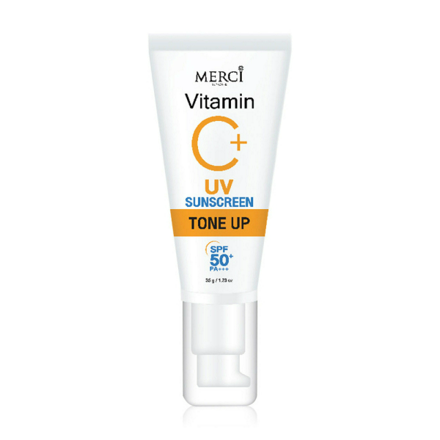 รูปภาพสินค้า:Merci Vitamin C+ UV Sun Screen Tone Up SPF50+ PA+++