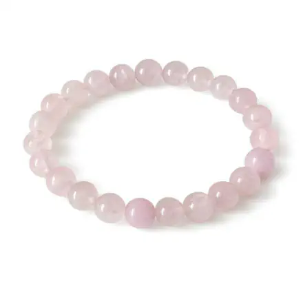 รูปภาพสินค้า:Rose Quartz Stone Bracelet - Chokcharmstudio
