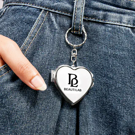 รูปภาพสินค้า:BEAUTILAB Heart Pop Mirror Keychain