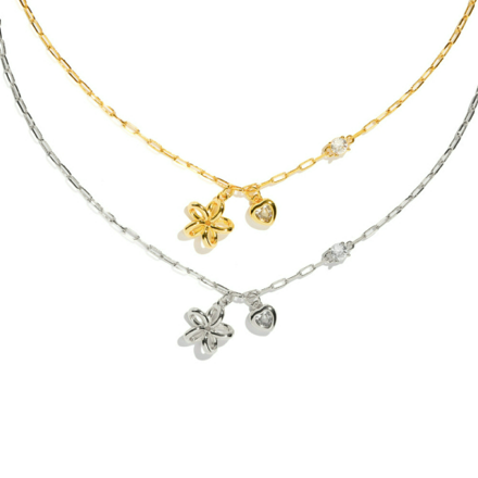 รูปภาพสินค้า:YVIS Scrib Brass Necklace - Doodle Necklace