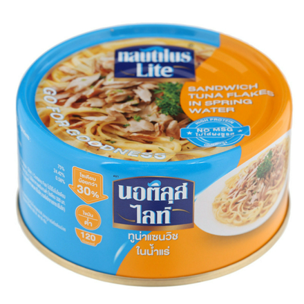 รูปภาพสินค้า:Nautilus Lite Sandwich Tuna Flakes in Spring Water