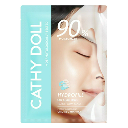 รูปภาพสินค้า:Cathy Doll Oil Control Hydrofill Transform Mask 90% Moisturizer